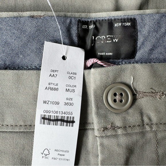 J Crew 770 Straight-fit Stretch Chino Pant | 36/30 | NWT - Picture 4 of 8